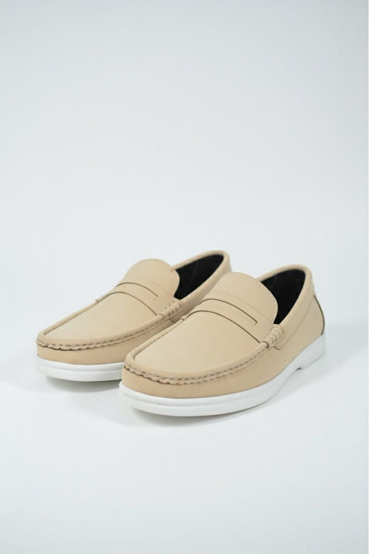 Beige Loafers